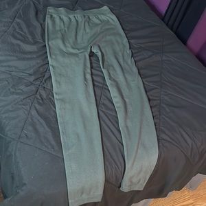 Leggings, sz L/XL, olive green